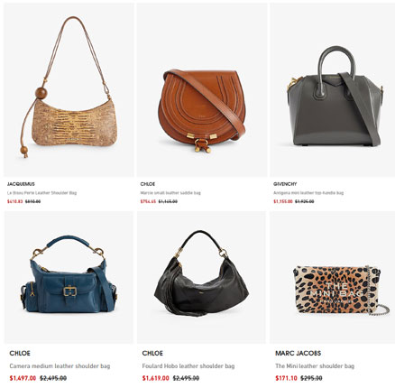 Selfridges官网:Selfridges 包包低至6折大促~ 收Chole马鞍包