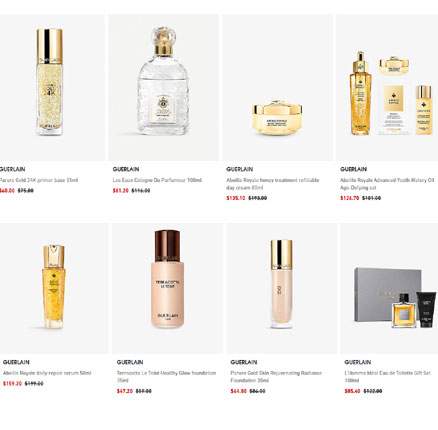 Selfridges官网:Guerlain 帝皇蜂姿套装4.8折 护肤彩妆低至$21+定价优势